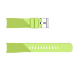 gigapack Pótszíj (univerzális, 20 mm, szilikon, állítható, csíkos minta) NEONZÖLD [Realme Watch]