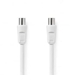Nedis IEC apa-anya koaxiális kábel 1.5m fehér (CSGL40000WT15) (CSGL40000WT15)