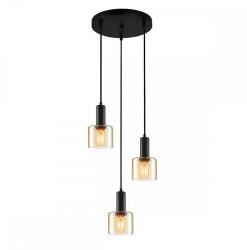 Italux Santia - IT-PND-65342-3A-BK+AMB (IT-PND-65342-3A-BK_AMB)