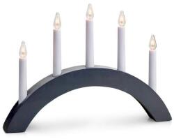 Markslöjd ATLE Wooden candlestick Grey E10 5x3W wood 40x28cm (MS-704470)