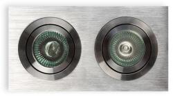 Orlicki Fasto II Alluminio 2xGU10 max 8W LED 230V - OR-OR83446 (OR-OR83446)