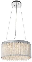 Endon Lighting ENDON Galina 12lt Pendant Chrome plate & clear crystal 12 x 25W G9 clear capsule - ED-81981 (ED-81981)