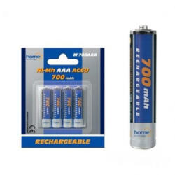 Somogyi Elektronic akkumulátor AAA 700mAh Ni-Mh 4db/bliszter (M 700AAA) (M 700AAA)