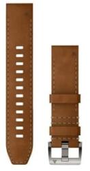 Garmin Marq (Gen2) óraszíj 22 mm bőr/FKM hibrid, barna/fekete (QuickFit) (010-13225-08) (010-13225-08)