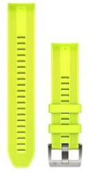 Garmin Marq (Gen2) óraszíj 22 mm neon sárga szilikon (QuickFit) (010-13225-05) (010-13225-05)