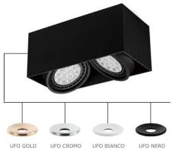 ORLICKI DESIGN Cardi II Nero / Ufo Bianco 2xGU10 max 8W LED 230V - OR-OR82036 (OR-OR82036)