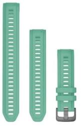 Garmin óraszíj extra hosszú kiegészítő pánttal (Instinct 2S) szilikon, 20mm Neo Tropic - zöld (010-13104-02) (010-13104-02)