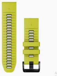 Garmin QuickFit óraszíj szilikon 26mm lime-grafit szürke (010-13281-03)