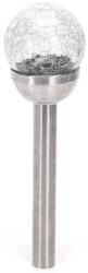 Aigostar B. V. Aigostar - LED Napelemes lámpa LED/0, 006W/1, 2V 37, 8cm króm 6500K IP44 AI0991 (AI0991)