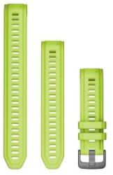 Garmin óraszíj extra hosszú kiegészítő pánttal (Instinct 2S) szilikon, 20mm Electric Lime - zöld (010-13104-05) (010-13104-05)