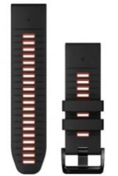 Garmin QuickFit óraszíj szilikon 26mm fekete/piros (010-13281-06)