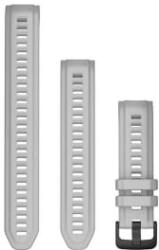 Garmin óraszíj extra hosszú kiegészítő pánttal (Instinct 2S) szilikon, 20mm ködszürke (010-13104-01)