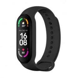 FIXED Xiaomi Band 7/Mi Band 6/Mi Band 5 szilikon szíj fekete (FIXSSTB-989-BK) (FIXSSTB-989-BK)