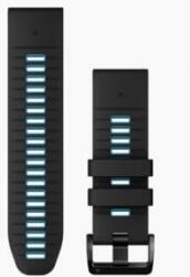 Garmin QuickFit óraszíj szilikon 26mm fekete -kék (010-13281-05) (010-13281-05)