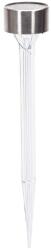 Aigostar B. V. Aigostar - LED Napelemes lámpa LED/0, 006W/1, 2V 32cm króm 2700K IP44 AI0993 (AI0993)