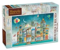 Magnolia 1000 db-os puzzle - Houses I Read (1014) (1014)