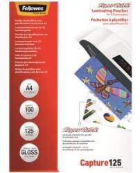 Fellowes SuperQuick Meleglamináló fólia, A4, 125 mikron fényes, 100 db (5440101) (5440101)