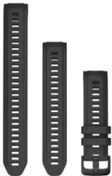 Garmin óraszíj extra hosszú kiegészítő pánttal (Instinct 2S) szilikon, 20mm grafitszínű (010-13104-00) (010-13104-00)