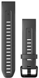 Garmin óraszíj QuickFit 20 grafit szilikon ( 010-13102-01)