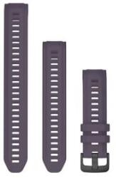 Garmin óraszíj extra hosszú kiegészítő pánttal (Instinct 2S) szilikon, 20mm sötét orchidea színű (010-13104-17)