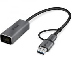 YENKEE YTC 013 USB-C/A Ethernet adapter