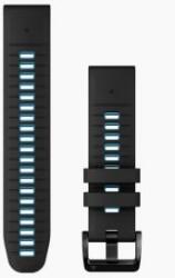 Garmin QuickFit óraszíj szilikon 22mm fekete/kék (010-13280-05) (010-13280-05)