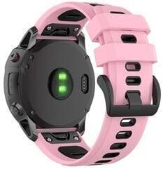 gigapack 20mm szilikon, QuickFit csatlakozású Garmin pótszíj rózsaszín-fekete (GP-149187) (GP-149187)