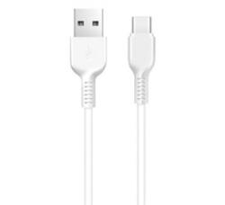 hoco. X20 adatkábel és töltő (USB - Type-C, gyorstöltés támogatás, 200cm, törésgátló) FEHÉR (X20_TYPE-C_2M_W)