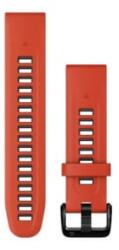 Garmin QuickFit óraszíj szilikon 20mm piros/grafit (010-13279-04) (010-13279-04)