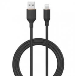 DEVIA JELLY USB-A - Lightning töltő- és adatkábel 1.2m fekete (EC630_B)