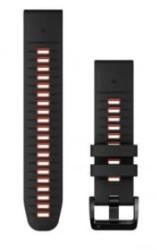 Garmin QuickFit óraszíj szilikon 22mm fekete/piros (010-13280-06)