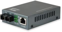 LevelOne LevelOne FVT-1102 hálózati média konverter 100 Mbit/s 1310 nm Single-mode Fekete (FVT-1102) (FVT-1102)