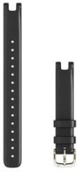 Garmin Lily fekete bőr óraszíj 14mm (nagy) (010-13068-A5)