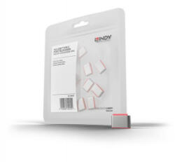 Lindy USB C biztonsági dugó rózsaszín (10db/csomag) (40437 )