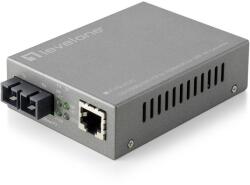LevelOne LevelOne FVS-3120 hálózati média konverter 100 Mbit/s Single-mode Szürke (FVS-3120) (FVS-3120)