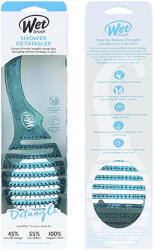 Wet Brush Shower Detangler perie de păr Teal Glitter