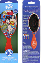 Wet Brush Original Detangler Justice League perie de păr Wonder Woman And Suprgirl