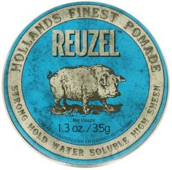 REUZEL Styling Blue Pomade Strong Hold hajpomádé közepes rögzítéssel és fényességgel férfiaknak 35 g