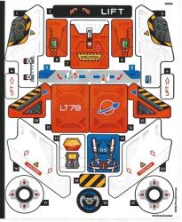LEGO® 42178stk01 - LEGO Matrica lap - 42178 készlethez (42178stk01)