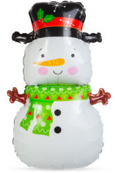 Family Collection Karácsonyi lufi - alumínium fólia - hóember - 81 x 49 cm Family 58241B (58241B)