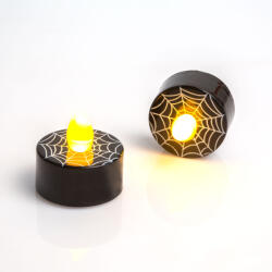 Family LED teamécses - Halloween, fekete - 2 db / csomag Family 55247H (55247H)