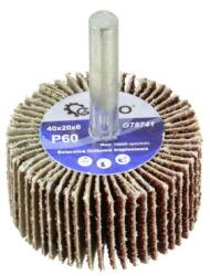GEKO Csapos lamellás csiszolókorong 40x20x6 P60 G78741 (G78741)