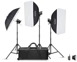 Godox MS200V-D Stúdióvaku szett (3db vaku) (Bowens)