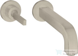 Hansgrohe AXOR Citterio falsík alatti mosdó csaptelep 22 cm-es kifolyóval, szálcsizsolt nikkel 39116820 (39116820)