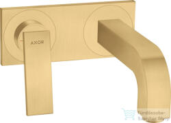 Hansgrohe AXOR CITTERIO falsík alatti mosdó csaptelep 22 cm-es kifolyóval, nem zárható leeresztővel, szálcsiszolt arany hatású 39119250 (39119250)