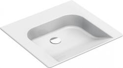 SAPHO Gsi Community mosdó 60x55 cm túlfolyó és csaplyuk nélkül, fehér ExtraGlaze 7634011 (7634011)