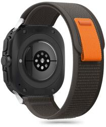 Samsung Galaxy Watch Ultra (47mm) okosóra szíj - TECH-PROTECT Nylon fekete szövet szíj - tokgalaxis