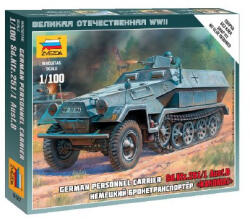 Zvezda German Personnel Carrier Sd. Kfz. 251/1 Ausf. B 1: 100 (6127) (6127_Z)