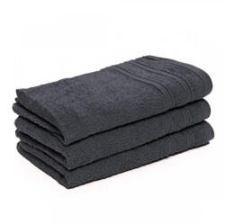  Bella sötétszürke 100% pamut gyerek törölköző 30x50 cm, 100% pamut