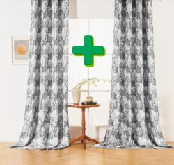  Design függöny FLOCUS 140x270 cm (2 db), mintás